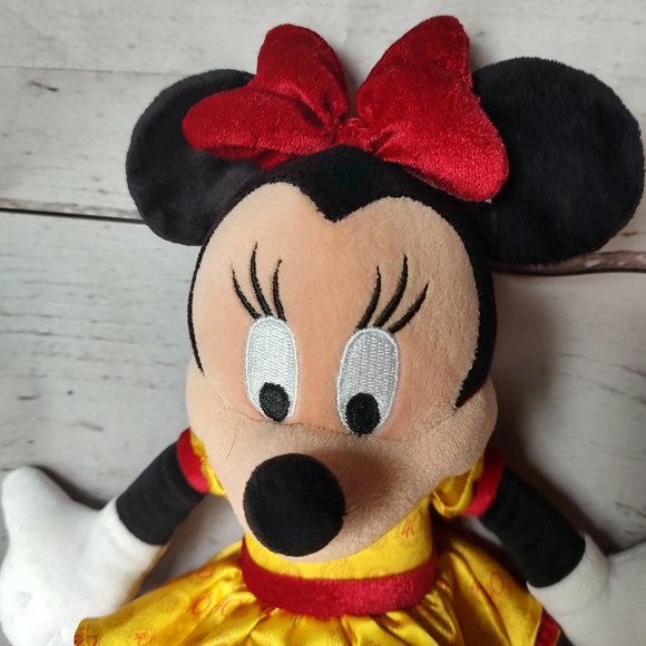 Minnie Mouse Disney World Disneyland 40th Anniversary Plush Special Edition 13” - Picture 4 of 7